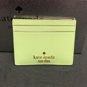 Kate Spade Lime Green Card Holder